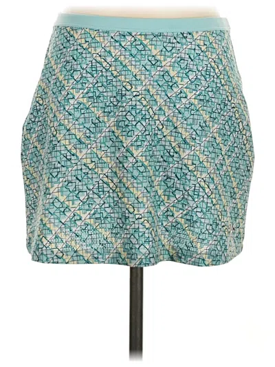 Pre-owned Fila Casual Skirt In Teal