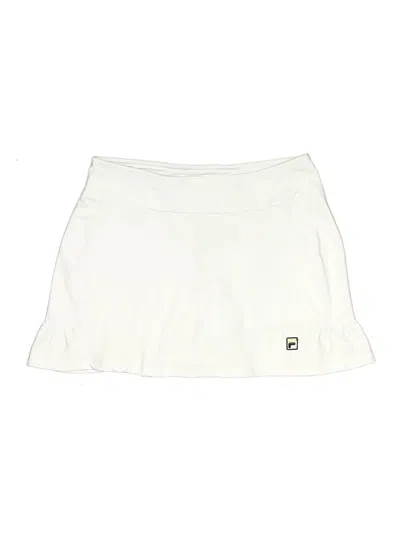 Pre-owned Fila Casual Skirt In White