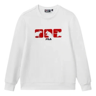 Fila Casual Sports Knitted Turtleneck Jumper For Men White