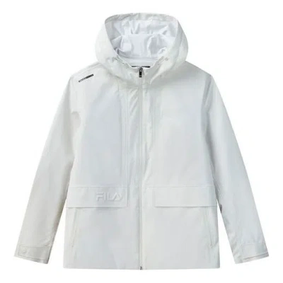 Fila Casual Woven Hooded Jacket White