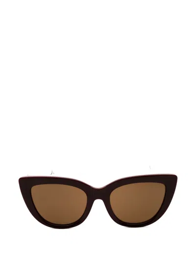 Fila Cat-eye Sunglasses In Red