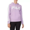 Fila Chica Fleece Womens Long Sleeve Fleece Active Hoodie In Purple