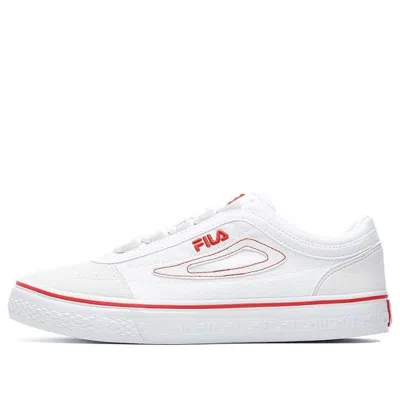Fila Classic Boarder Skateboard Canvas Shoes White/red