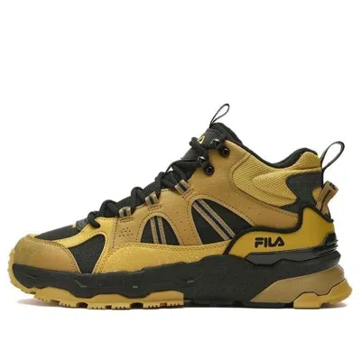 Fila Classic Court Shoes 'black Yellow'