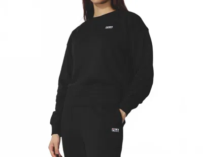 Fila Classic Crewneck Stina Sweatshirt In Black