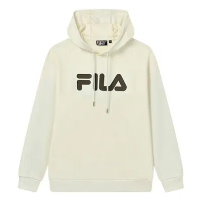 Fila Classic Logo Hoodie 'white Black'