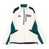 Fila Clem Men's Lightweight High Neck Sweatshirt Half Zip Sweat Shirt Blanc De Blanc/black/storm In Blanc De Blanc/black/storm