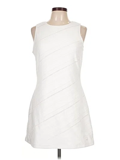 Pre-owned Fila Cocktail Dress In White