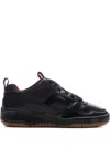 Fila Corda Lux Perforated-panel Sneakers In Black
