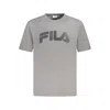 Fila Gray Cotton Men T-shirt In Grey