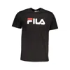Fila Black Cotton Unisex T-shirt