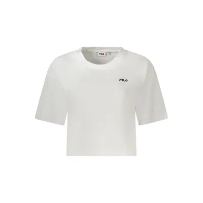 Fila Cotton Tops & Women's T-shirt In White