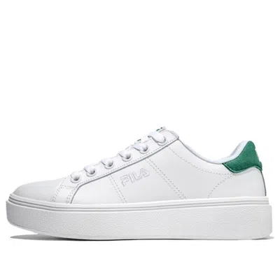 Fila Court Plumpy Low Top Shoes White/green In Multi