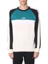 Fila Crew Neck Sweatshirt In White