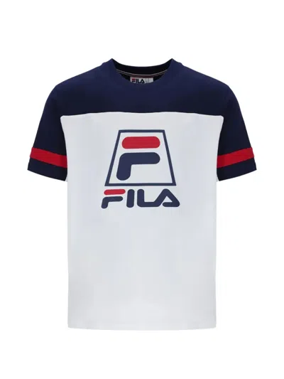 Fila Damon Logo-print T-shirt In White