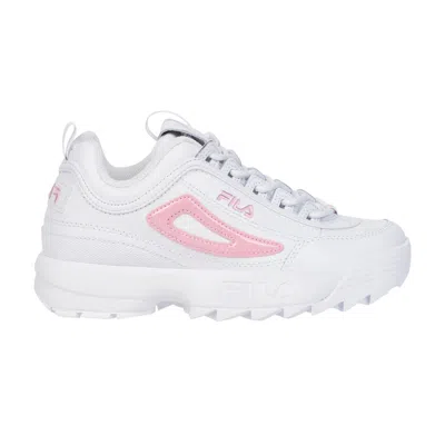 Pre-owned Fila Disruptor 2 Kids 'metallic Flag - White Pink' | Kid's Size 6.5