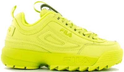 Pre-owned Fila Disruptor 2 Mono (women's) Sneakers In Neon Green
