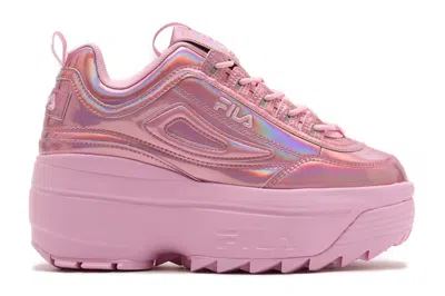 Pre-owned Fila Disruptor 2 Wedge Festival Pink (women's) In Pink/pink