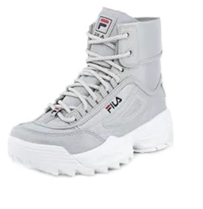 Fila Disruptor Ballistic Hi Rise Sneakers In Grey