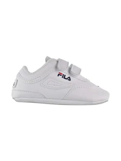 Fila Babies' Disruptor Ii Double-strap Crib Sneakers In White