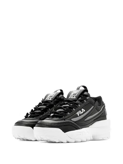 Fila Disruptor Ii Logo-embroidered Sneakers In Black