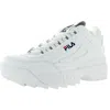 Fila Disruptor Ii Premium Mens Leather Retro Sneakers In Purple