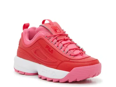 Fila Disruptor Sneaker In Red