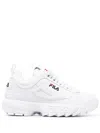 Fila White Polyester Sneaker In White