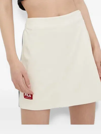 Fila Drawstring Detail Shorts In Neutral