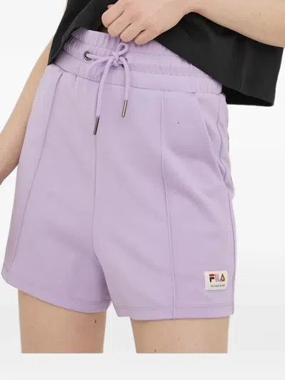 Fila Drawstring-fastening Shorts In Purple