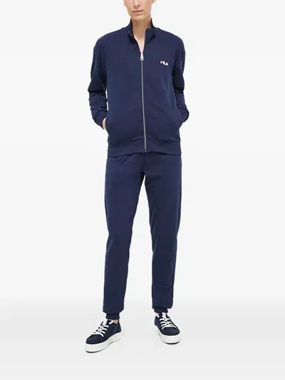 Fila 로고 자수 집업 트랙수트 In Blue