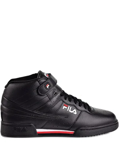 Fila F-13v Strap Hi-top Sneakers In Black
