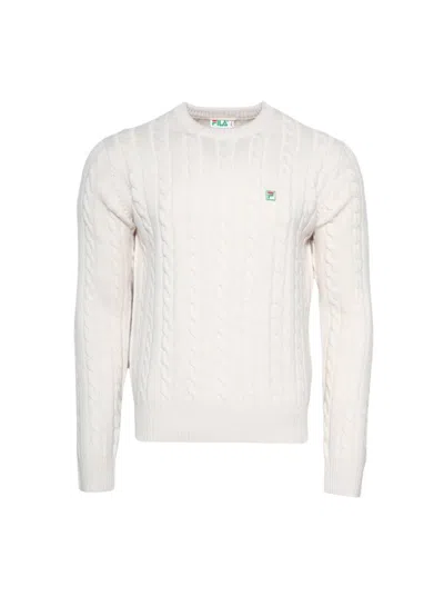 Fila + F+ Cable Knit Crewneck Sweater