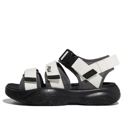 Fila Falataper V3 Sandals 'white Black' In Animal Print