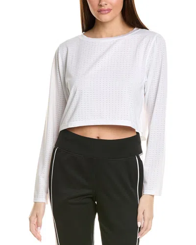 Fila Fi-lux Vented Crop Top In White