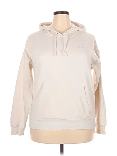 Pre-owned Fila Fleece Jacket In Ivory