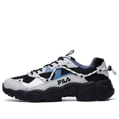 Fila Fluid Low Tops Black Gray Blue