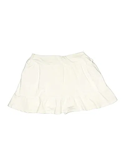 Pre-owned Fila Formal Skirt In White