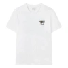 Fila Funny Logo Printing Sports Round Neck Short Sleeve White