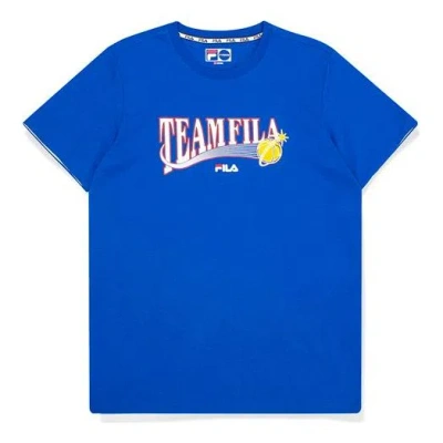 Fila Fusion Basketball Series Short Sleeve Blue