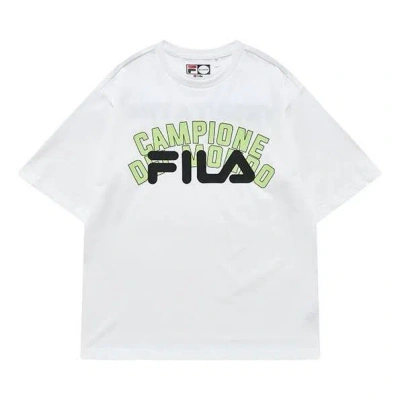 Fila Fusion Basketball Tee 'white Green'