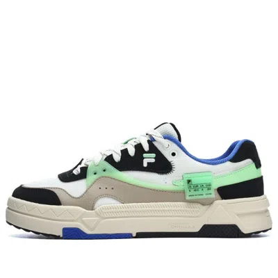 Fila Fusion Classic Skate Shoes 'black White Blue' In Multi