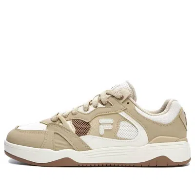 Fila Fusion Classic Skate Shoes 'khaki White' In Multi