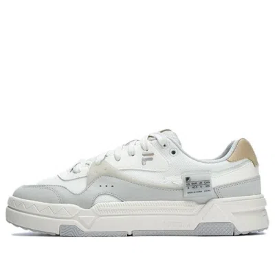 Fila Fusion Classic Skate Shoes 'white Grey' In Gray