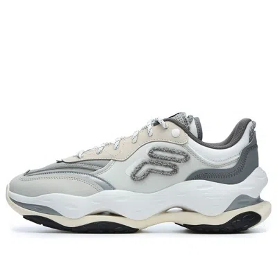 Fila Fusion Daddy Shoes 'white Grey' In Gray