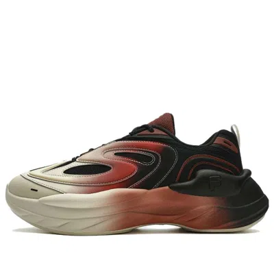Fila Fusion Fashion Daddy Shoes 'beige Black Red'