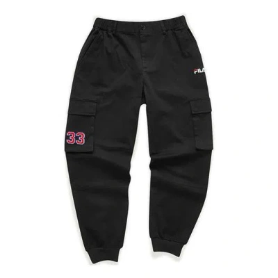 Fila Fusion Fila Casual Knitted Trousers For Men Black
