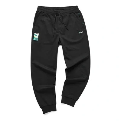 Fila Fusion Knit Bundle Feet Casual Sports Pants Black