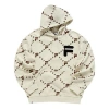 Fila Fusion Logo Out Of Box Hoodie 'white Black'