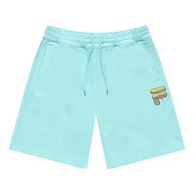 Fila Fusion Logo Print Shorts 'sky Blue'